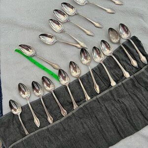 Alvin 1916 Long life Molly Stark tea spoons (1 each)